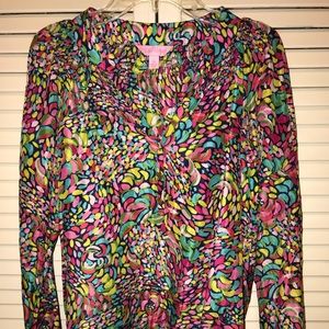 Lily Pulitzer Elsa Silk shirt